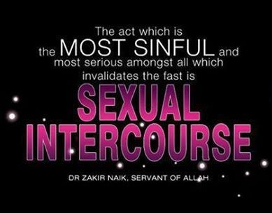 Sexual Intercourse during Fasting in Ramadan